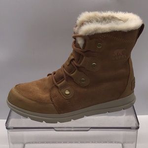Sorel Brown Suede/Leather Ankle Boot